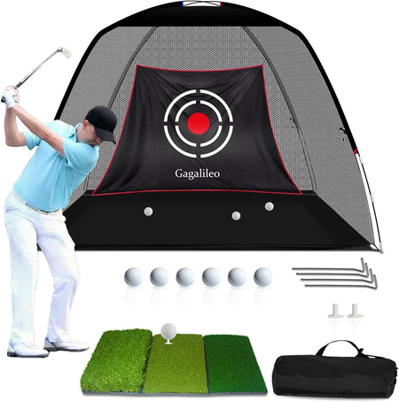Golf Net,Golf Net Backyard Driving,Golf Driving Range,Golf Set Net,Heavy Duty Dome Golf Practice Net,Golf Practice Hitting Net,Quick Setup with Target Cloth and Carry Bag(Style Optional)